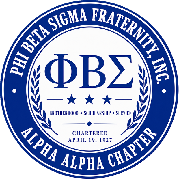 Alpha Alpha Chapter seal — Phi Beta Sigma Fraternity, Inc., chartered April 19, 1927